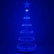 9-ft. Blue LED Animated Outdoor Lightshow Christmas Tree Discount