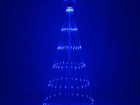 9-ft. Blue LED Animated Outdoor Lightshow Christmas Tree Discount