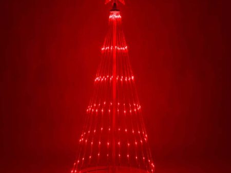 6-ft. Red LED Animated Outdoor Lightshow Christmas Tree Cheap