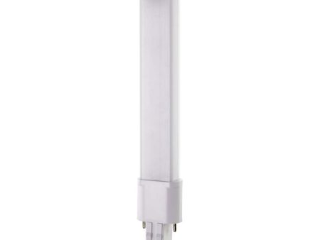 Satco 6w LED PL GX23 Base 4000K 600LM 360 deg. 120-277V Ballast Bypass Online now