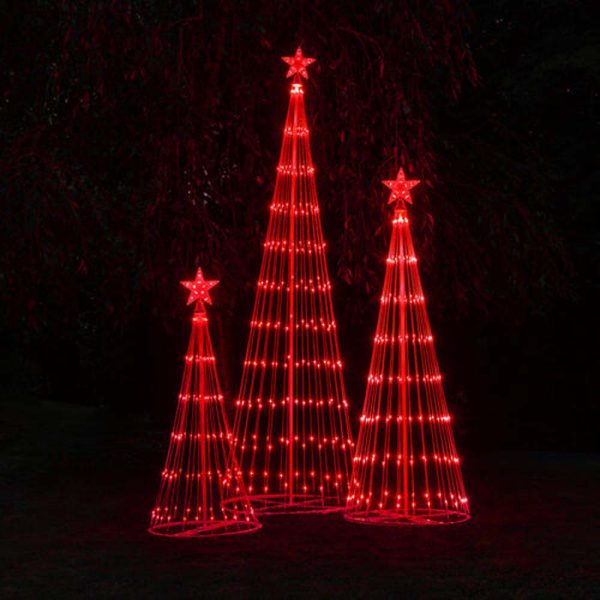 12-ft. Red LED Animated Outdoor Lightshow Christmas Tree Sale