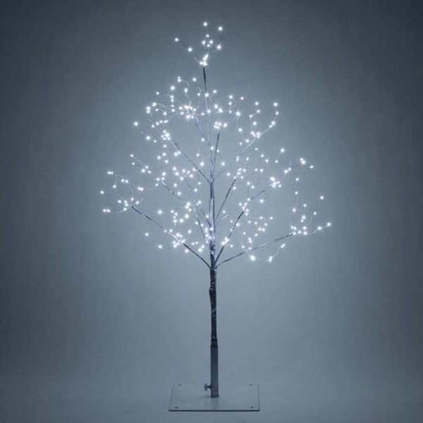 5-ft. Silver Fairy Light Tree, Cool White LED Cheap