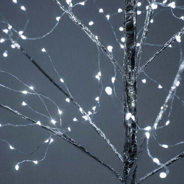 4-ft. Silver Fairy Light Tree, Cool White LED Discount