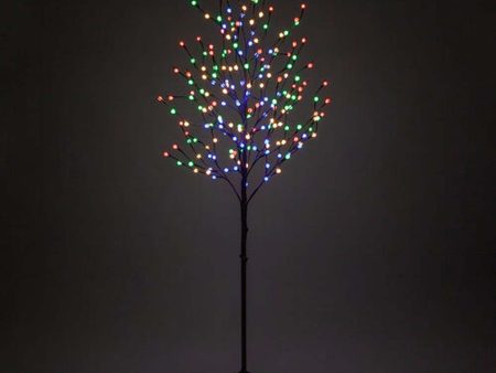 6-ft. Brown Lighted Ornamental Tree, Multicolor LED Online Hot Sale