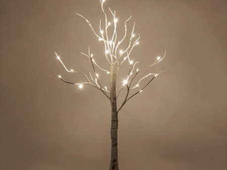 3-ft. Warm White LED Birch Tree For Sale