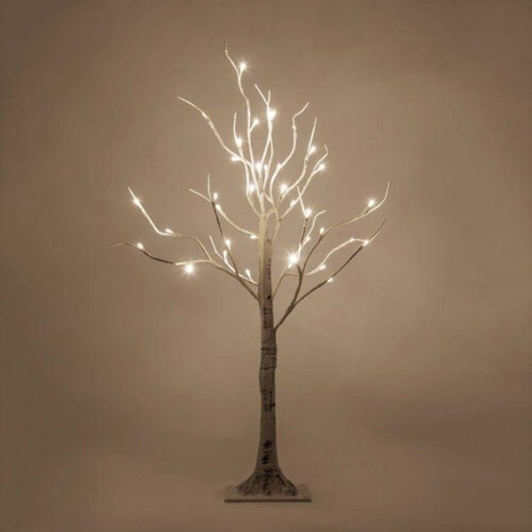 3-ft. Warm White LED Birch Tree For Sale