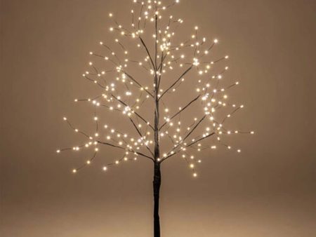 7-ft. Black Fairy Light Tree, Warm White LED Hot on Sale