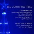 12-ft. Blue LED Animated Outdoor Lightshow Christmas Tree Online now