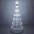 6-ft. Cool White LED Animated Outdoor Lightshow Christmas Tree Supply