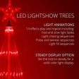 6-ft. Red LED Animated Outdoor Lightshow Christmas Tree Cheap