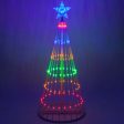 9-ft. Multicolor LED Animated Outdoor Lightshow Christmas Tree Supply