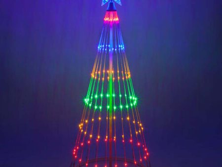 9-ft. Multicolor LED Animated Outdoor Lightshow Christmas Tree Supply