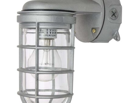 Sunlite 41368-SU Vaporproof Industrial Jar Fixture, Wall Mount, Medium Socket (E26), 100W Max Cheap