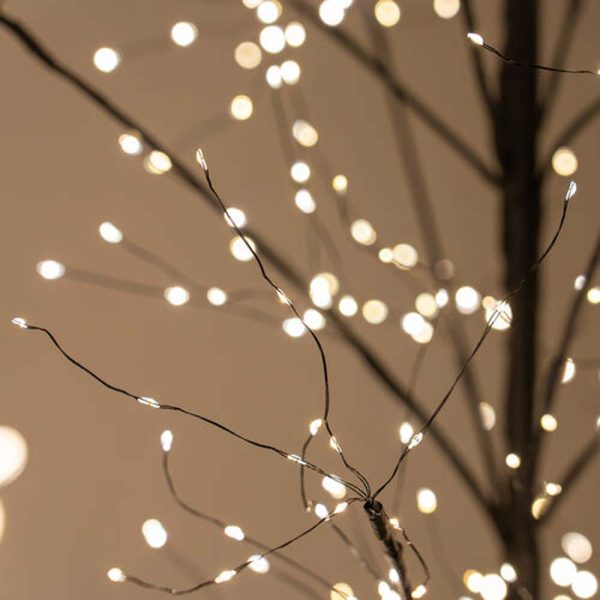 3-ft. Black Fairy Light Tree, Warm White LED Discount