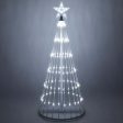 4-ft. Cool White LED Animated Outdoor Lightshow Christmas Tree For Sale