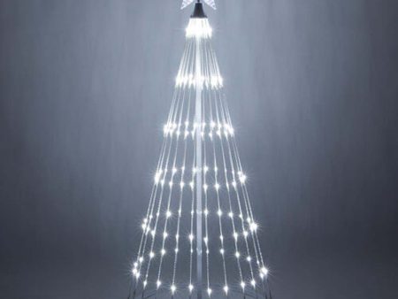 4-ft. Cool White LED Animated Outdoor Lightshow Christmas Tree For Sale