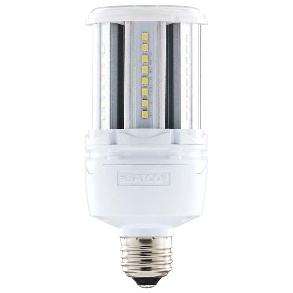 Satco 18w Hi-Pro LED HID Replacement 80 CRI 2700K Medium Base 100V-277V Online Hot Sale