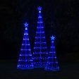 12-ft. Blue LED Animated Outdoor Lightshow Christmas Tree Online now