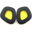 1Pair Corsair VOID PRO ELITE Replacement Earpads Headphone Cushions Ear Pad - Mesh Cloth   Yellow For Discount