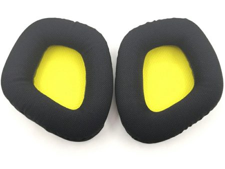 1Pair Corsair VOID PRO ELITE Replacement Earpads Headphone Cushions Ear Pad - Mesh Cloth   Yellow For Discount