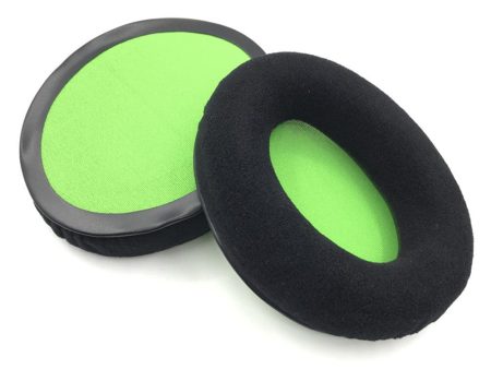 1 Pair Hyperx Cloud II   Alpha S   Stinger   Flight Headphone Earpads Velvet+Sponge Earmuffs - Green Supply