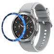 Samsung Galaxy Watch7   Watch6   Watch5   Watch4   40mm Watch Bezel Ring Zinc Alloy Dial Bezel Adhesive Frame Ring Cover - Blue Hot on Sale