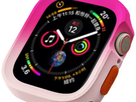 Apple Watch Series 4   5   6   SE   SE (2022) 40mm   7   8   9 41mm Dual Color Flexible Watch Case - Rose Online