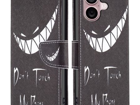 Wonderland iPhone 16 flip case - Don T Touch My Phone For Cheap