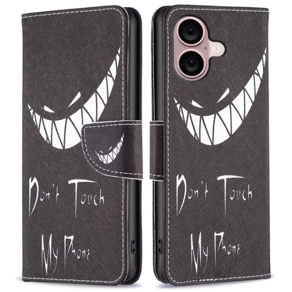 Wonderland iPhone 16 flip case - Don T Touch My Phone For Cheap