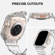 AHASTYLE WG103 Apple Watch Ultra 49mm   Watch Ultra 2 49mm Flexible Band with Case Replacement Sport Strap Online Sale