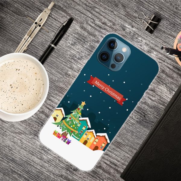 iPhone 16 Pro Max Case Christmas Pattern Printing Soft Flexible Phone Cover - Christmas Town Online