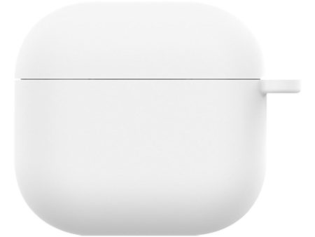 AirPods 4 Silicone Case Soft Wireless Earbud Organizer Cover - White Sale