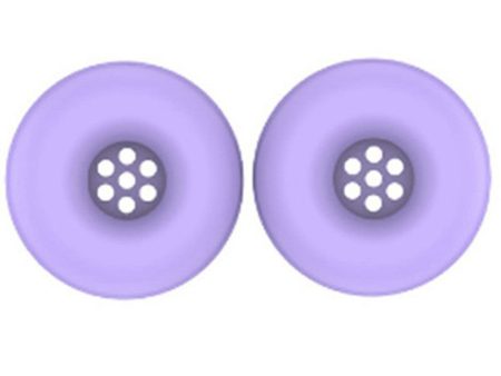 1 Pair Earpad Silicone Case JBL Tune 520BT On-Ear Headphone Cushion Protective Cover - Purple Cheap