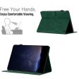 Amazon Fire HD 10 (2021)   HD 10 Plus (2021) Case Honeycomb Printed Leather Tablet Cover with Card Slot - Green Online Hot Sale