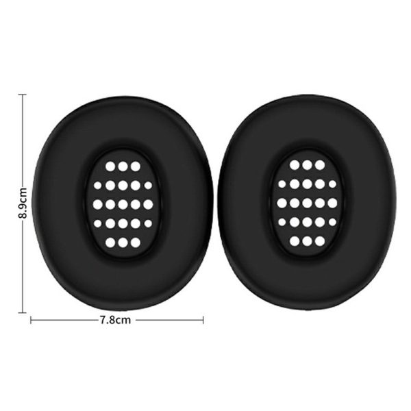 1 Pair Earpad Silicone Case JBL Tune 770NC On-Ear Headphone Cushion Protective Cover - Black Fashion