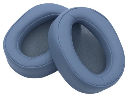 1 Pair Sony MDR-H600A   MDR-100AAP Headphone Earpads Leather+Memory Foam Ear Pads Cushions - Blue Cheap