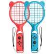 STARTRC GAMES 1 Pair ABS Tennis Racket Handle Holder with Wrist Strap Nintendo Switch Sports Games Supply