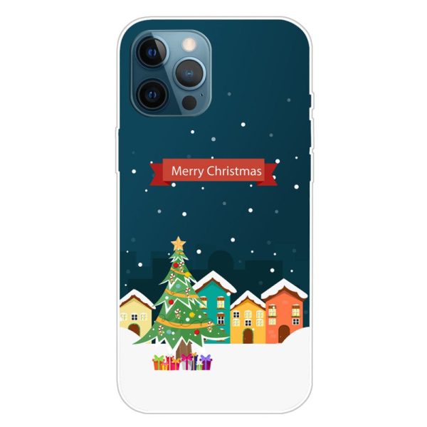 iPhone 16 Pro Max Case Christmas Pattern Printing Soft Flexible Phone Cover - Christmas Town Online