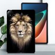 Xiaomi Redmi Pad SE 4G Flexible Case Pattern Printing Slim Tablet Protective Cover - Lion Sale