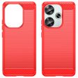 Carbon Flex Xiaomi Poco F6   Xiaomi Redmi Turbo 3 cover - Red Fashion