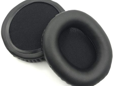 1Pair Audio-Technica ATH-SR30BT Headphone Ear Pads Protein Leather Earmuffs - Black on Sale