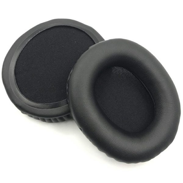 1Pair Audio-Technica ATH-SR30BT Headphone Ear Pads Protein Leather Earmuffs - Black on Sale