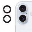 2-pack   Set iPhone 16   16 Plus Camera Lens Protector Scratch-Resistant Corning Gorilla Glass Lens Film - Black Hot on Sale