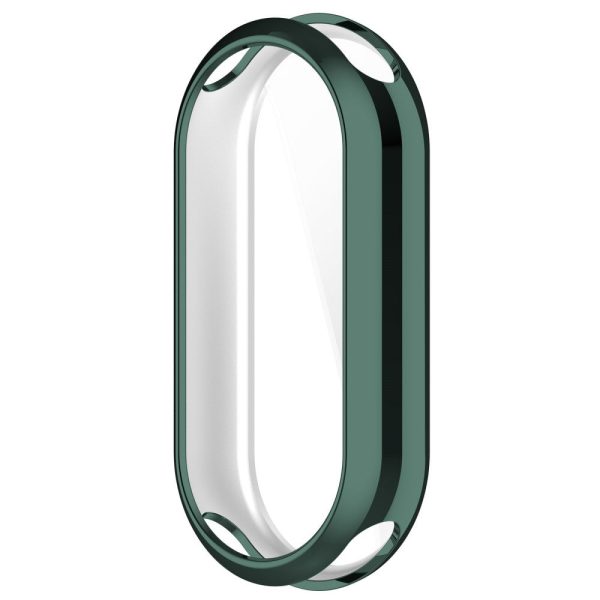 Xiaomi Smart Band 8   Mi Band 9   9 NFC Electroplating Full Protection Cover Flexible Watch Frame Case - Green Online now