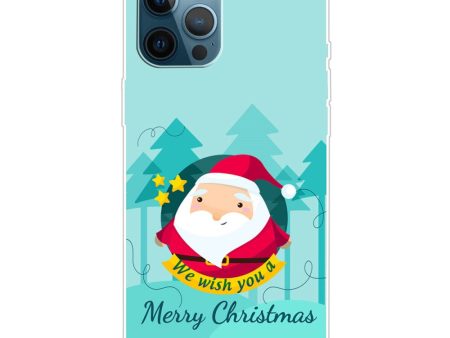 iPhone 16 Pro Max Case Christmas Pattern Printing Soft Flexible Phone Cover - Santa For Cheap