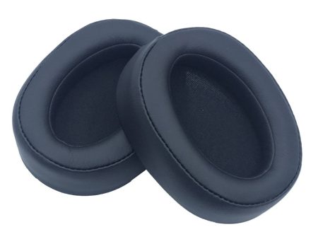 1 Pair Sony MDR-H600A   MDR-100AAP Headphone Earpads Leather+Memory Foam Ear Pads Cushions - Black Hot on Sale