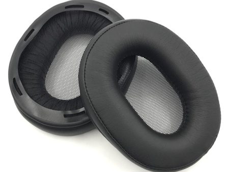 1 Pair Sony MDR-1R   MDR-1RMK2 Headphone Earpads Soft Leather+Memory Foam Earmuffs - Black For Sale