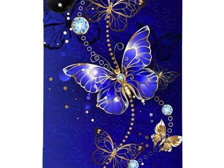 Xiaomi Redmi Pad SE 4G Flexible Case Pattern Printing Slim Tablet Protective Cover - Blue Butterfly Supply