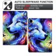 Samsung Galaxy Tab A9+ Case Pattern Printing Tablet Cover Shockproof Leather Card Holder Stand Case - Dog Supply