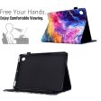 Samsung Galaxy Tab A8 10.5 (2021) X205   X200 Case Pattern Printing Tablet Cover Shockproof Leather Card Holder Stand Case - Marble Pattern Sale